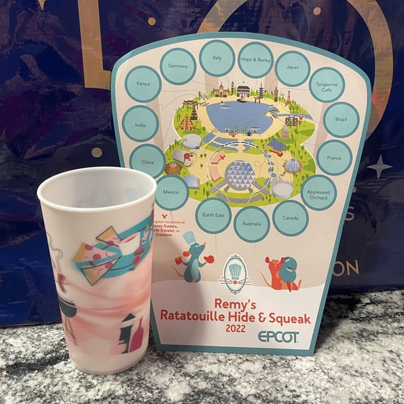 Disney Epcot Food and Wine festival mickey cup and map - Picture 4 of 7